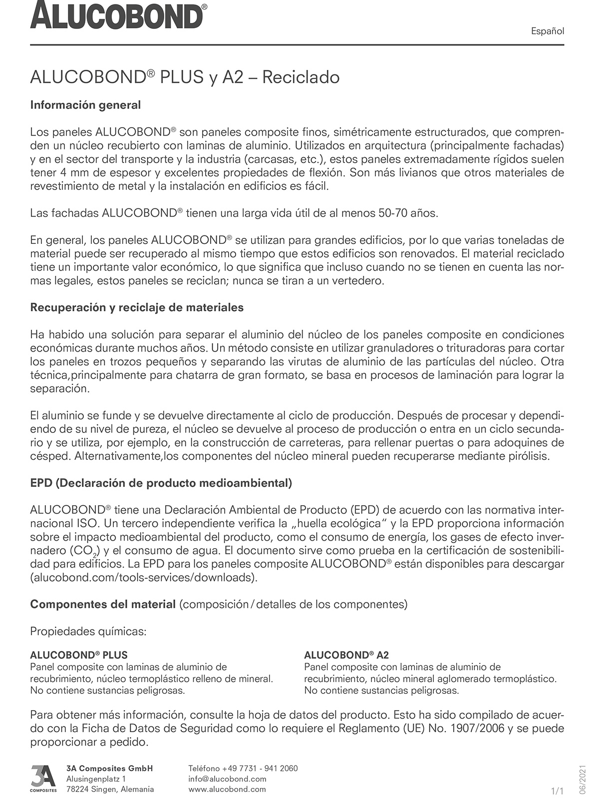 Descargas 3A Composites GmbH