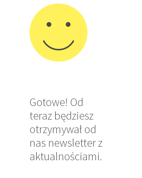 Potwierdzenie wysłania formularza subskrypcji newslettera 3A Composites GmbH